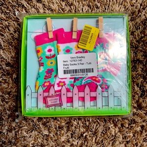 Vera Bradley baby socks